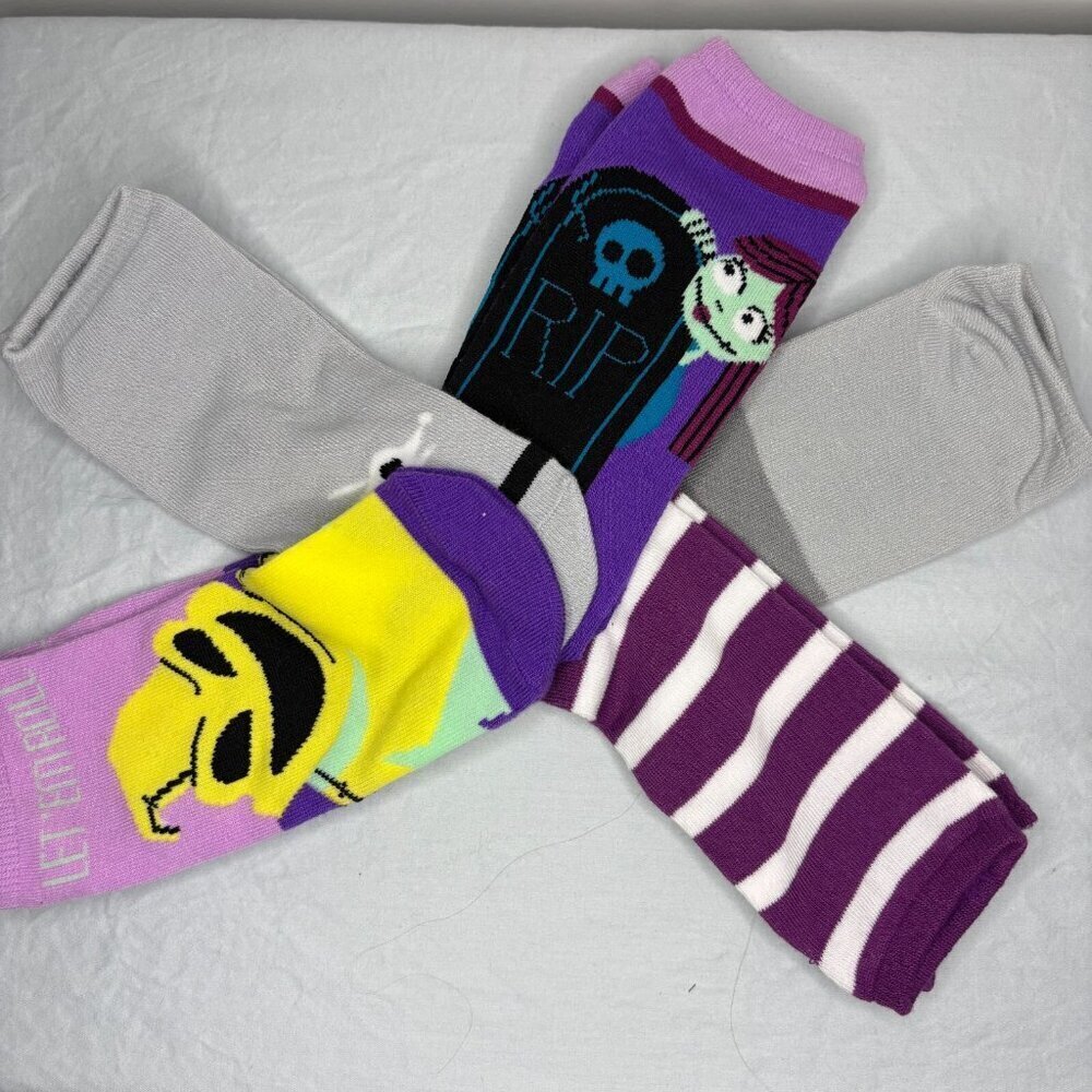 DISNEY SOCKS NWOT 5 Pair Nightmare Before Christmas